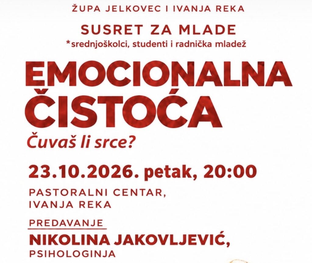 SUSRET ZA MLADE-petak 23.listopada